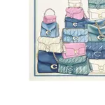 Шелковые шарфы Mulberry Unisex COACH, бежевый - фото 3