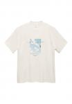 Футболка Mango Print T-shirt, Off-White - фото 5
