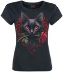 Футболка Spiral Cat's Love, черный - фото