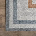 Ковер Aliénor Striped Area Rug nuLOOM, 160x244 см, синий - фото 5