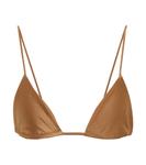 Через треугольный верх бикини Jade Swim, Sable Sheen - фото