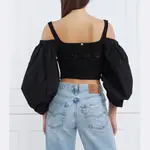 Топ стандартного кроя Pinko, черный - фото 2