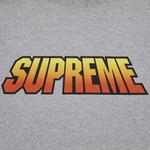 Толстовка Supreme Gradient Hooded 'Heather Grey', серый - фото 2