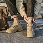 Кроссовки мужские высокие хаки Warrior - фото 8