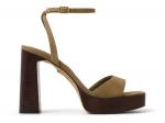 Туфли Aldo Lothon Platform Sandal, Green Suede - фото 3