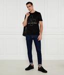 Футболка мужская Guess Jeans хлопковая с принтом, черный - фото 2