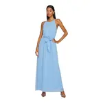 Платье без рукавов Vila Falia Belted, синий - фото 5