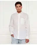Льняная рубашка Regular fit Calvin Klein Jeans, белый - фото