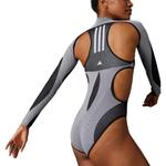 Боди женское черно-белое Adidas, черный белый - фото 4