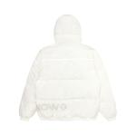 Aape Куртка утепленная с капюшоном и принтом логотипа, White IVX - фото 8