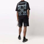 Футболка fw21 logo round neck short sleeve slim fit version black Off-White, черный - фото 3