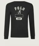 Лонгслив regular fit Polo Ralph Lauren, серый - фото