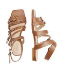 Кожаные сандалии marli 08 Pinko, коричневый - фото 4