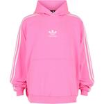 Adidas оверсайз худи Balenciaga, розовый - фото 2