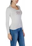 Лонгслив женский GUESS облегающего кроя, белый - фото 3
