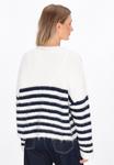 Джемпер DreiMaster Jumper, Offwhite/Navy/Off-White - фото 3