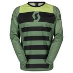 Джерси SCOTT Evo Race зелёный/чёрный, размер L - фото