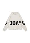 Худи 10DAYS THE STATEMENT LOGO , Soft White Melee/Off-White - фото 5