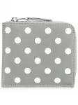 Кошелек в горох Comme Des Garçons Wallet, серый - фото