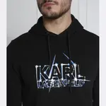 Толстовка обычного кроя Karl Lagerfeld, черный - фото 4