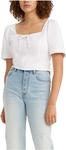 Женский топ Levi's Hazel Smocked, Bright White - фото