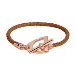 HERMES Браслеты из телячьей кожи унисекс gold - фото 5