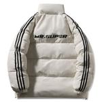 Стеганая куртка унисекс R.super, кофе - фото 8