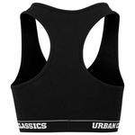 Спортивный бюстгальтер Urban Classics Logo, черный - фото 4
