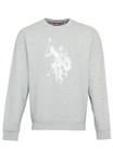 Толстовка U.S. Polo Assn. Pullover, серый - фото