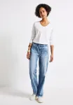 Mit elastikbund loose jeans Street One, Blau - фото 2