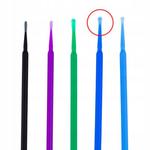 Микроаппликаторы для ресниц, безворсовые аппликаторы, микрощеточка 2,5 мм, 100 шт. Puderek - фото 4