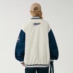 Бейсбольная куртка унисекс MATCHA STORY, Белый - фото 5