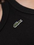 Майка из хлопка Lacoste, черный - фото 5