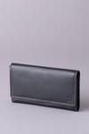 Большой кожаный кошелек Lakeland Leather, черный - фото