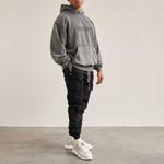 Хлопковый худи REPRESENT, серый - фото 5