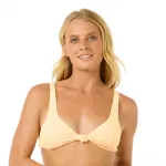 Топ бикини Rip Curl La Joya Tall Knot Triangle, желтый - фото