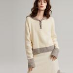 ELLE Свитер Women's Beige Coffee - фото 6