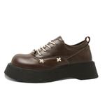 CVOJOO Лоферы женские коричневые - фото