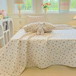 Antarctic Простыня 150х230 см из хлопка, цветочный принт, дышащая - фото 4