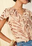 Блуза Friends Like These Blouse, Animal Brown/Beige - фото 4