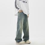 Мужские джинсы, брюки прямого кроя средней жесткости Naicha Studio, 24706 синий (fleece-lined) - фото 9