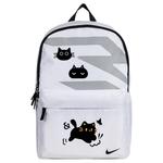 Nike Полиэстеровый рюкзак унисекс белый, Bear - фото 8