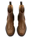 Кожаные ботинки челси Doucal'S, коричневый - фото 3