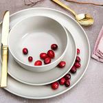 Сервиз обеденный на 6 персон 18 шт. Konsimo, бежевый - фото 4