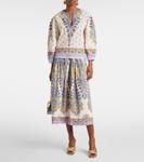 Топ из хлопка с принтом Etro, Print On White Base - фото 2