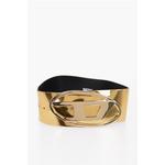 B-1DR 80 Овальный ремень с зеркальным эффектом Diesel, Gold - фото 2