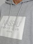 Худи Nassau Beach NB231058, цвет grey melange - фото 4