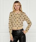 Кардиган Guess Jeans Sarah Regular Fit, бежевый - фото