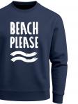 Neverless Свитшот 'Beach Please' в цвете Navy - фото 6