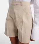 Шорты из натуральной шерсти Abisso Max Mara, Hose Beige - фото 4